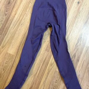 Lululemon Purple Seamless Mesh  Leggings